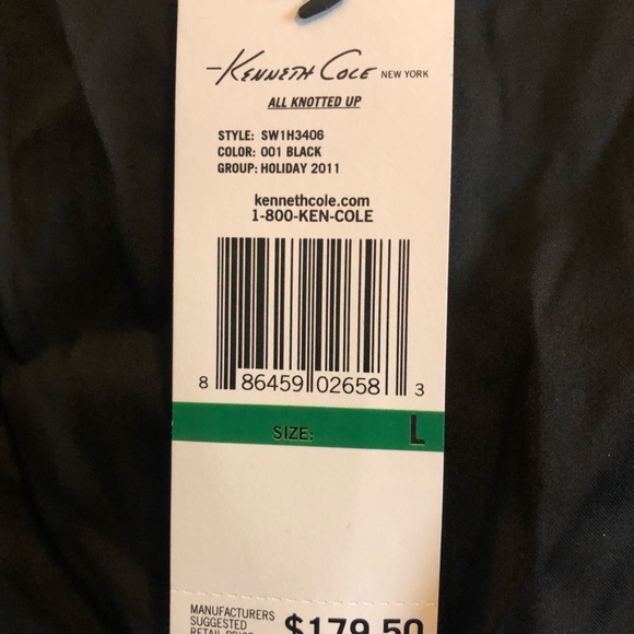 Kenneth Cole New York “All Knotted Up” mixed media dress - Picture 5 of 5